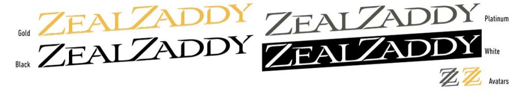 ZealZaddy logo examples.