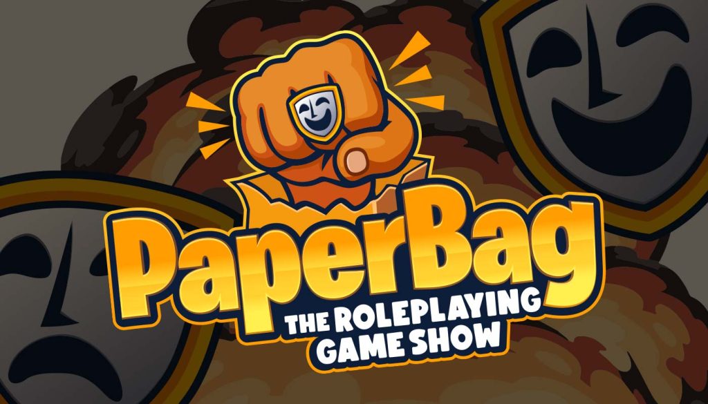 PaperBag: The Roleplaying Game Show banner.