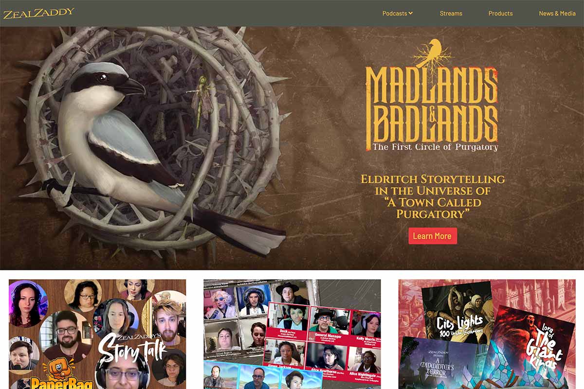 New website screenshot highlighting streamlined look.